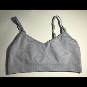 Athleta Gray Sports Bra
